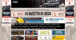 Desktop Screenshot of lagazzettadilucca.it